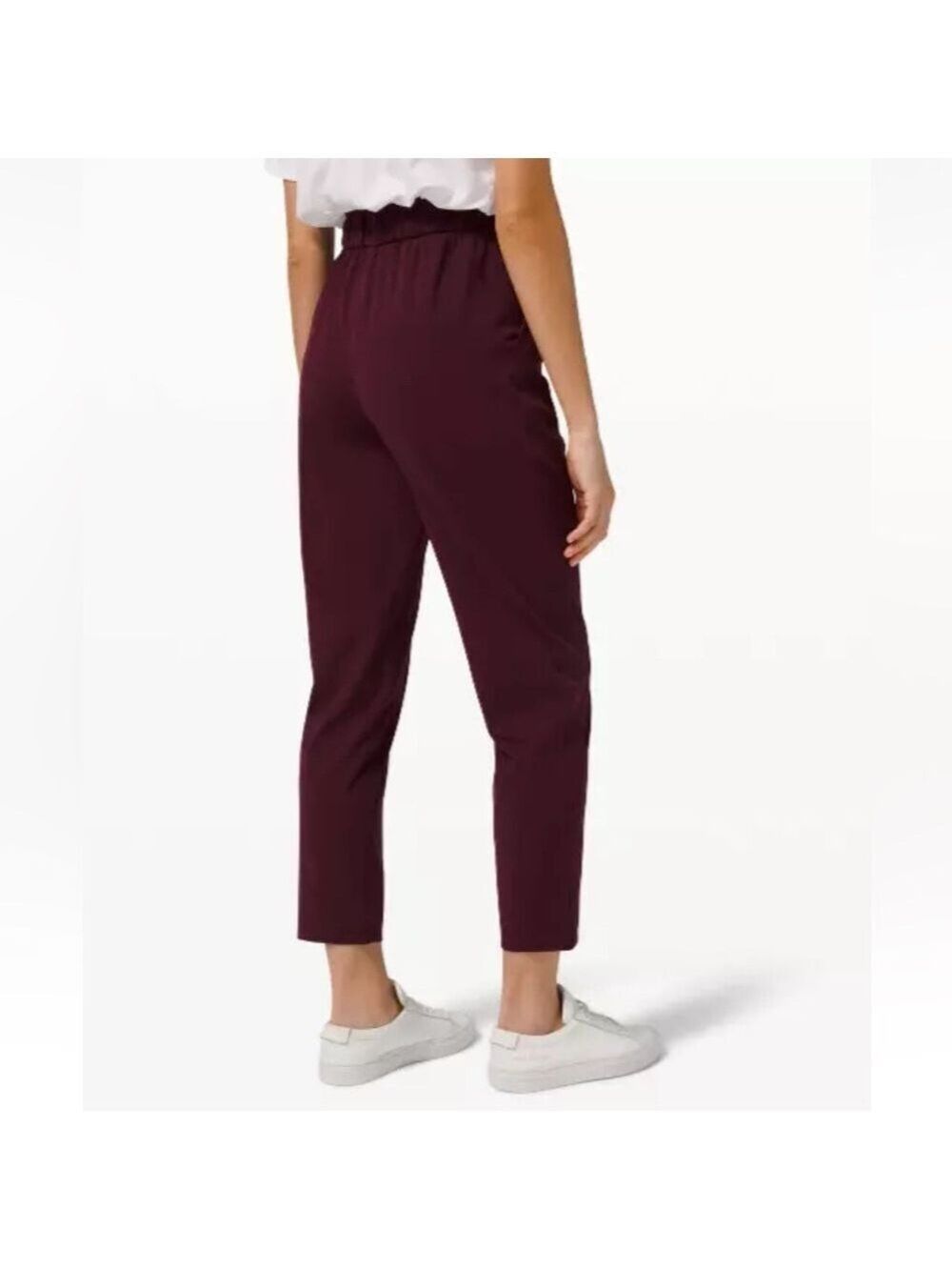 Lululemon Keep Moving 7/8 Pant High Rise Size 8 Cassis Full-On Luxtreme - Picture 2 of 14